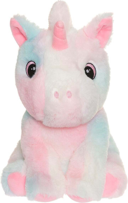 Bamse Enhjørning Regnbuefarget 26cm
