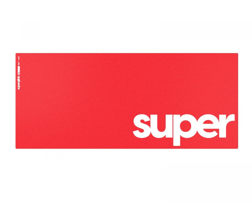 Bilde av Glas Musematte - Supersize - Xxl - Rød