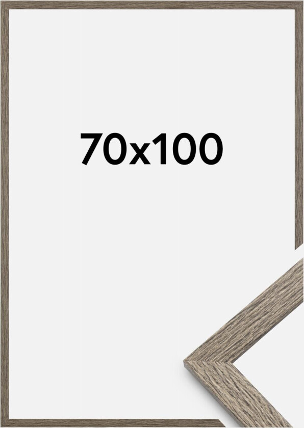 Ramme Stilren Dark Grey Oak 70x100 Cm