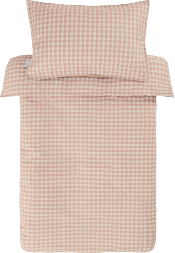 VERMONT MINI sengesett sprinkelseng - økologisk Rosa/creme