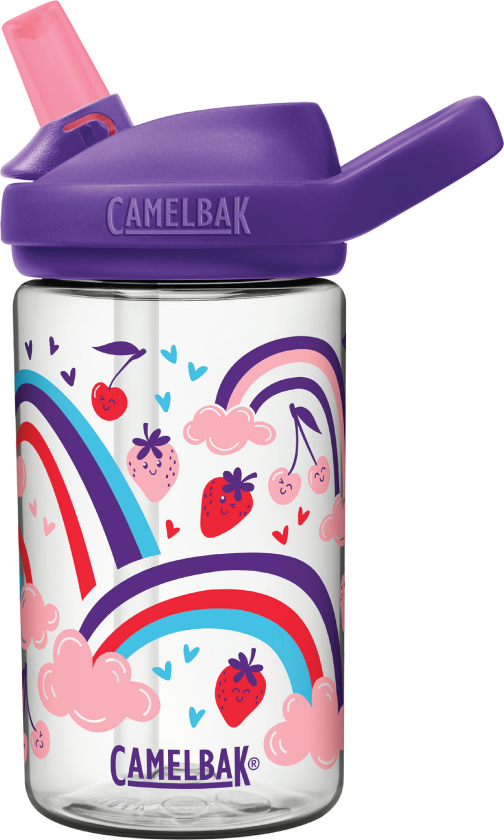 Camelbak Drikkeflaske Eddy+ Kids Berry Rainbow, Berry Rainbow, 0,4 L
