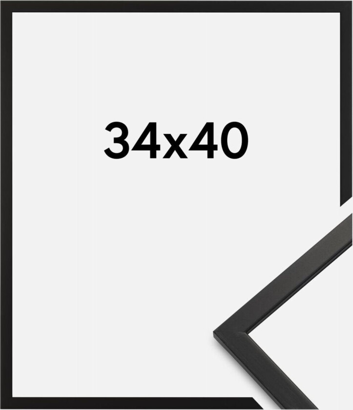 Ramme Edsbyn Akrylglass Svart 34x40 Cm