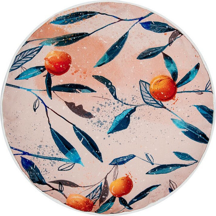 Richelu Utendørspute 40 cm Rund 2 stk - Oransje