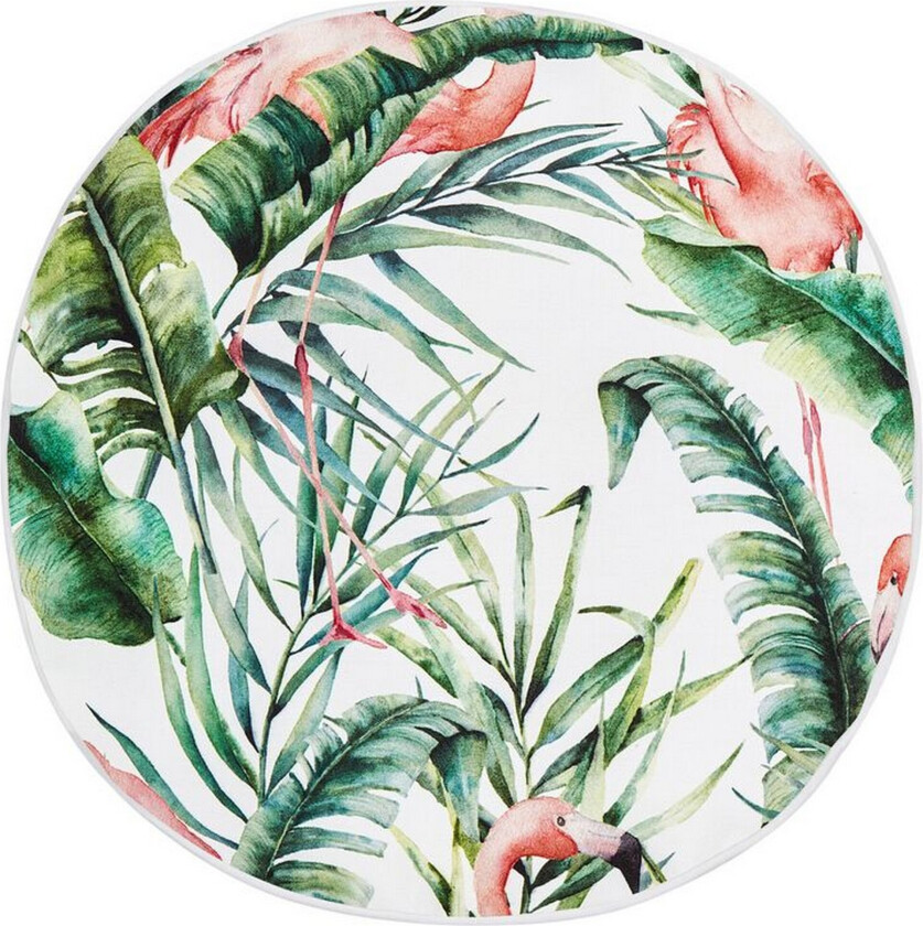 Visper Utendørspute 40 cm Rund 2 stk - Hvit/Grønn/Rosa