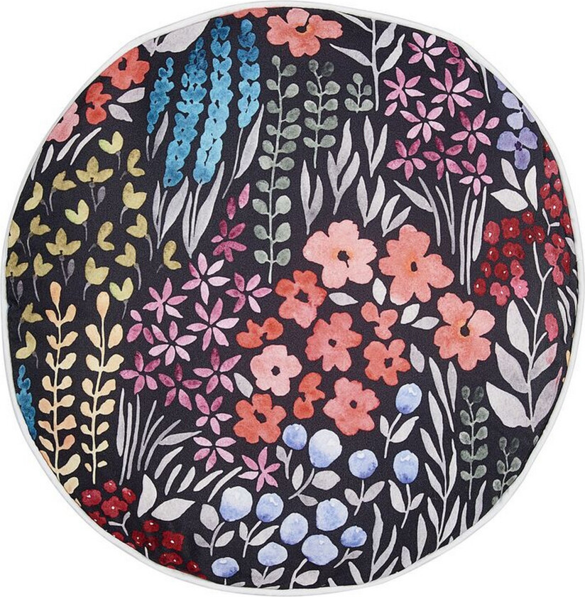 Bilde av Sylvan Lake Utendørspute 40 cm Rund 2 stk - Svart