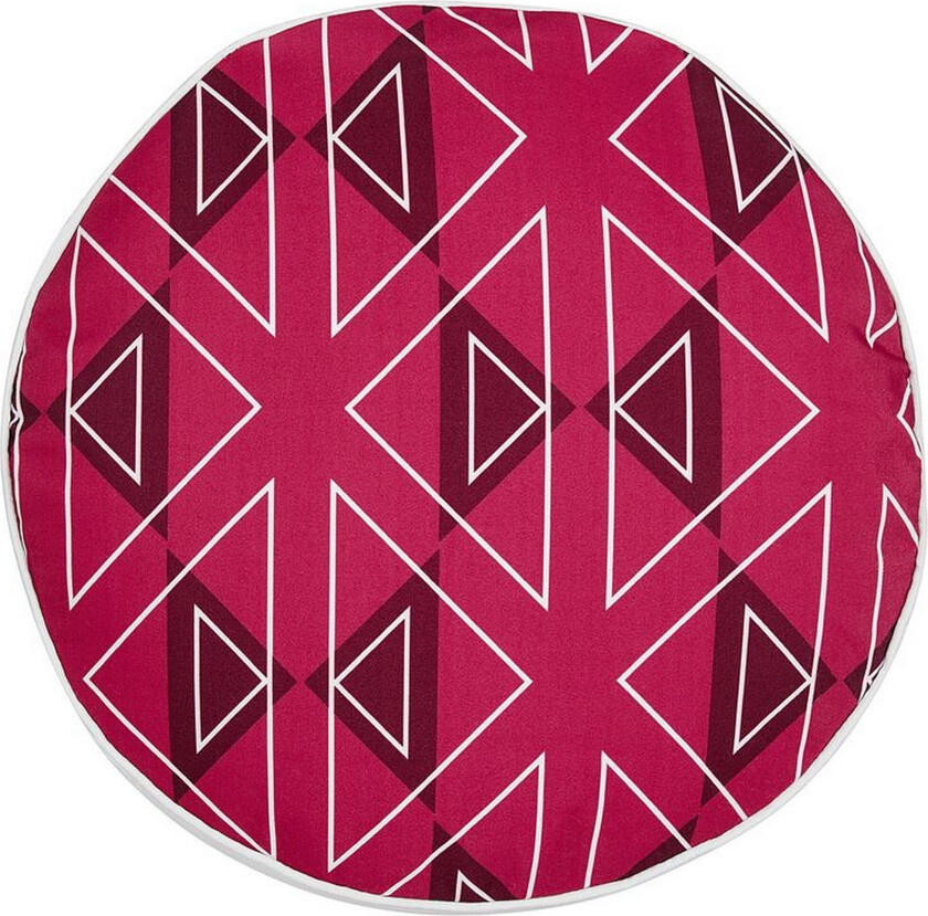 Bilde av Santa Rosa Utendørspute 40 cm Rund 2 stk - Rosa/Hvit