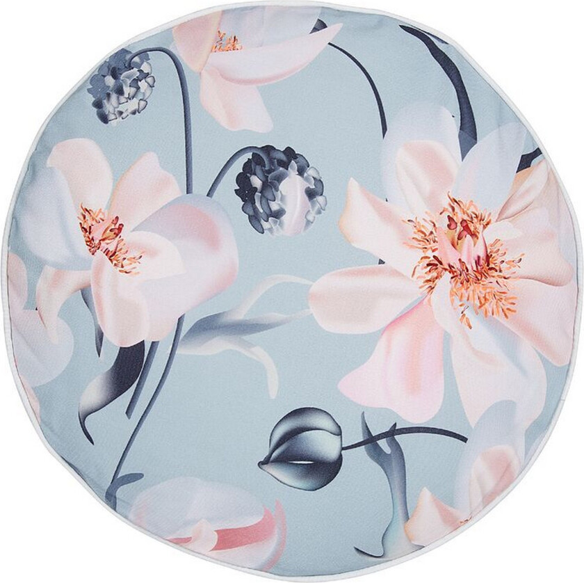 Benedetta Utendørspute 40 cm Rund 2stk - Blå