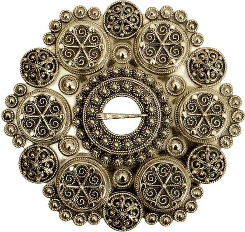 Bolesølje Telemark i 830 antikkforgylt sølv