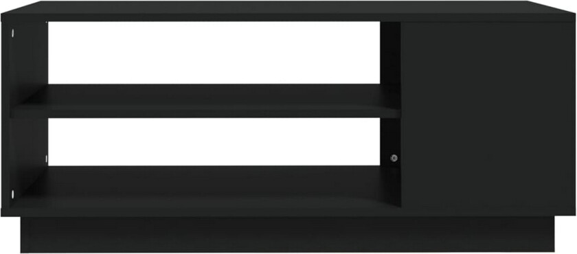 Salongbord svart 102x55x43 cm sponplate - Svart