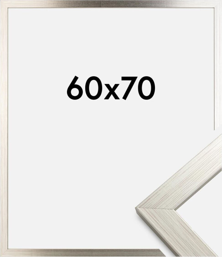 Ramme Silver Wood Akrylglass 60x70 Cm