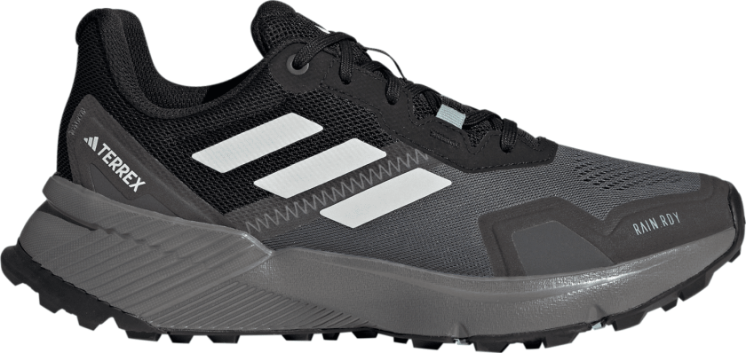 Women's Terrex Soulstride RAIN.RDY Trail Running Shoes Core Black/Crystal White/Grey Four 39 1/3, Core Black/Crystal White/Grey Four