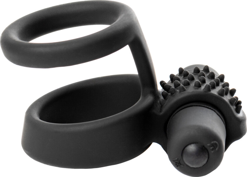 Double Grip Vibrerende Penisring - Svart