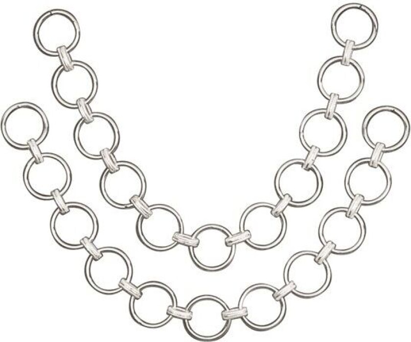 Maljebånd Agder 11 ringer i 830 hvitt sølv