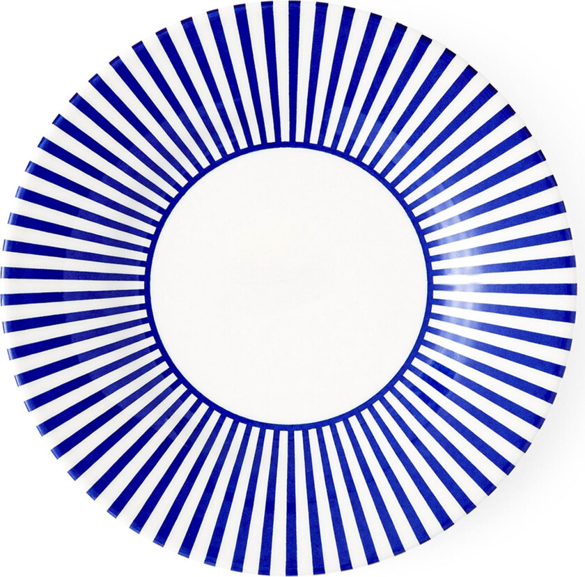 Steccato-tallerken 18 cm, smale striper