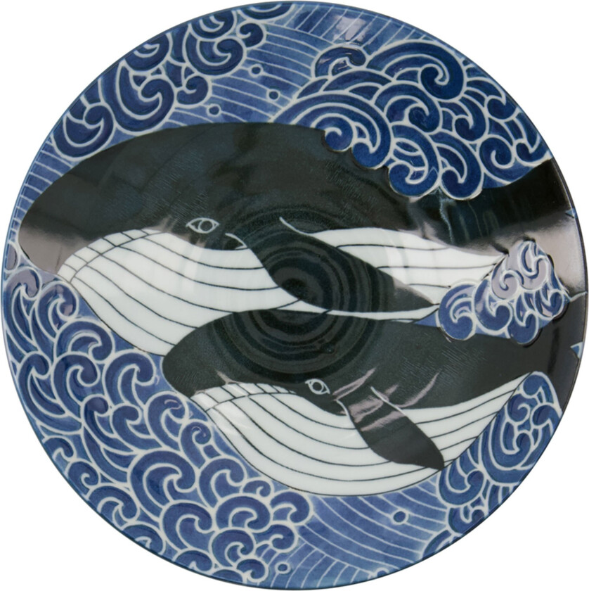 Ohira Whale Mori-tallerken 22 cm