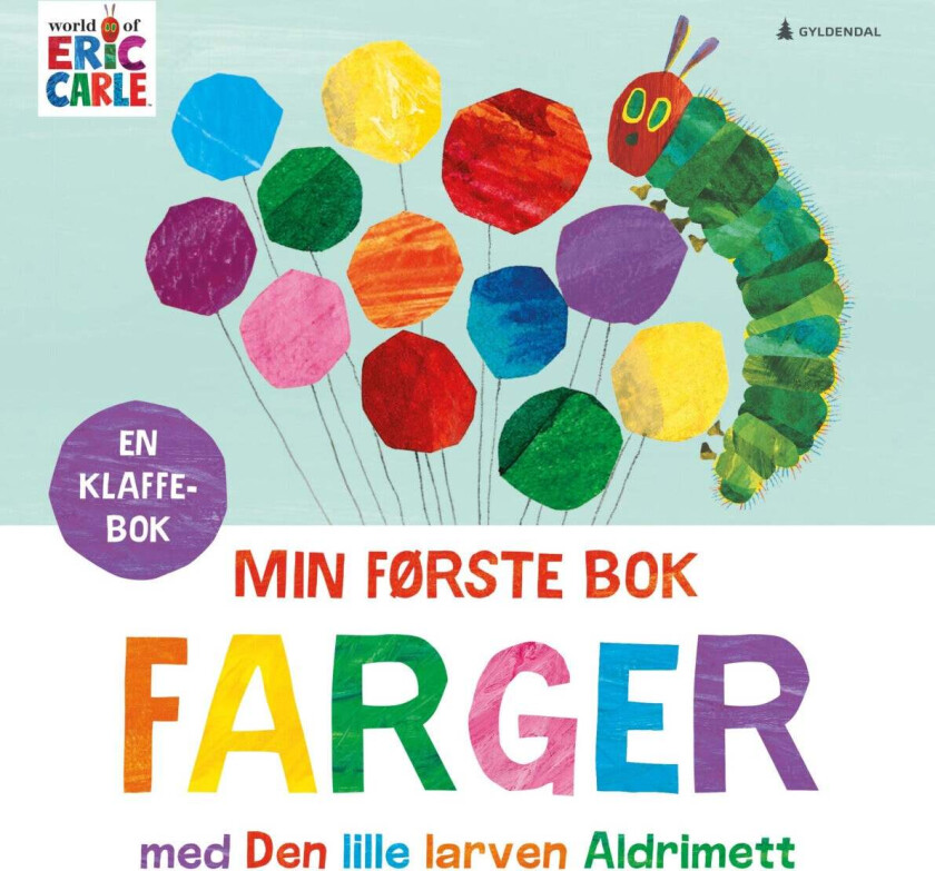 Farger med den lille larven Aldrimett av Eric Carle