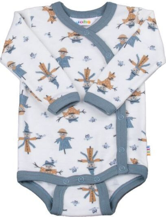 Scarecrow Body Fold-Over I Ull/bambus, Off White/ Blue