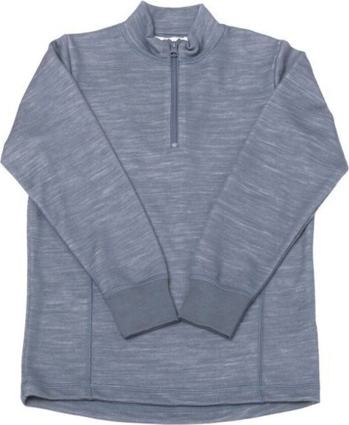 Snowflake Genser I Ull/bambus Med Glidelås, Blue