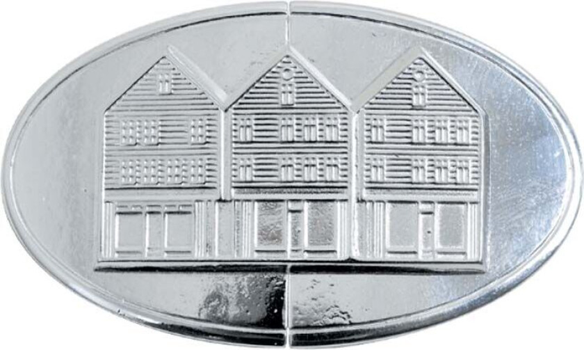 Beltespenne Bergen i 830 hvitt sølv