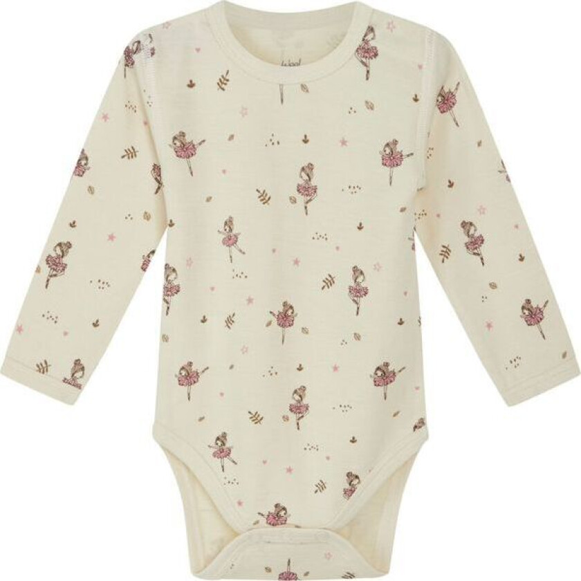 Hust & Claire body ull/bambus ballerina, Ecru