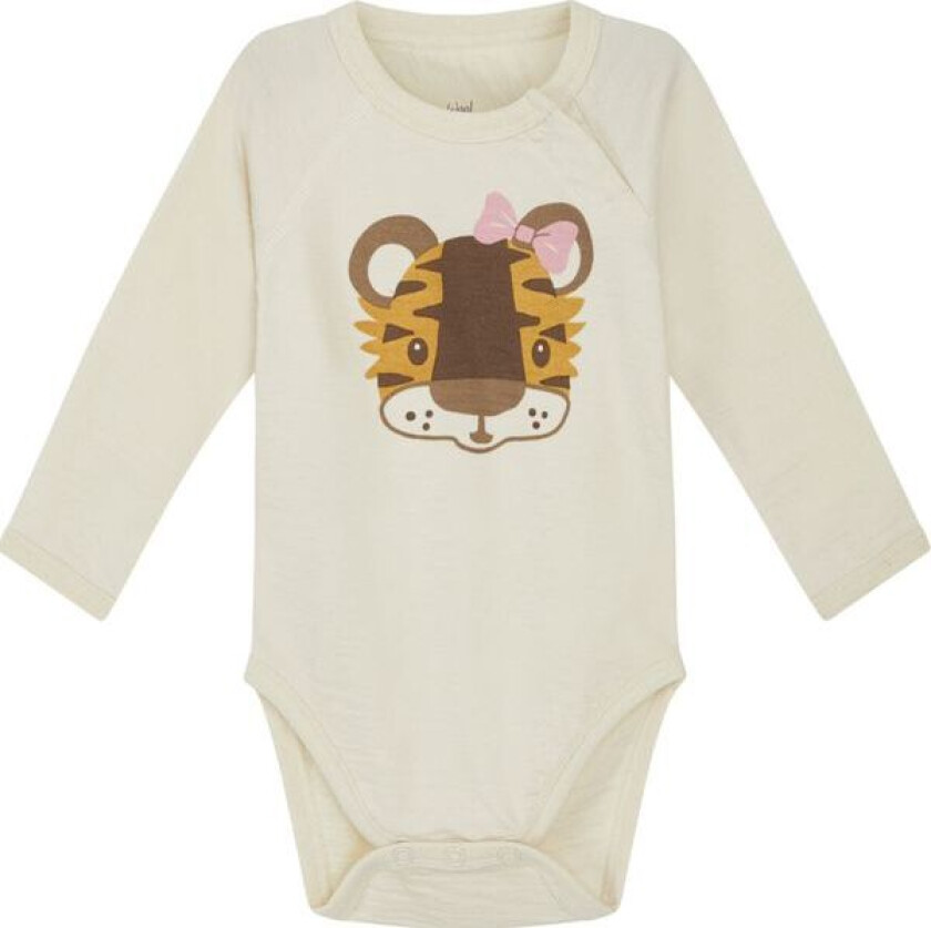 Hust & Claire Basti tiger body ull/bambus, Ecru