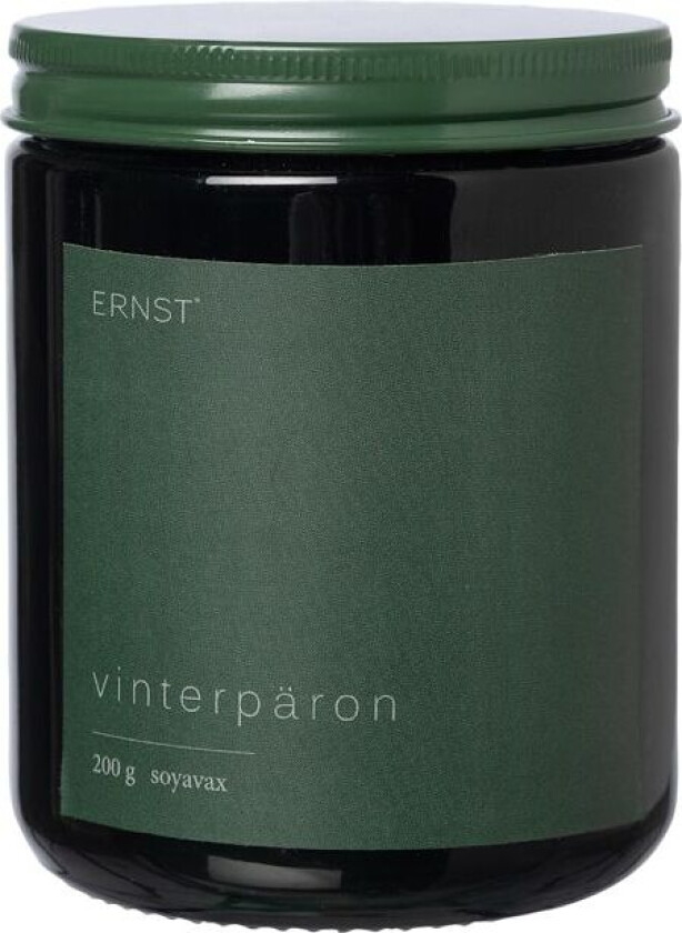 Bilde av duftlys i glass med lokk Ø7,2 cm Vinterpærer