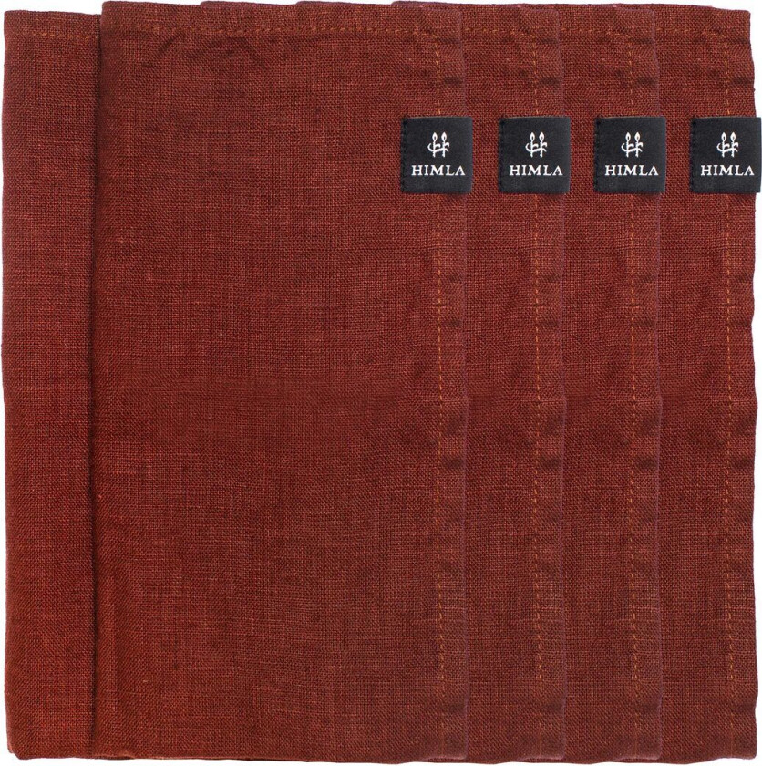 Sunshine serviett 4-pk Lingonberry (rød)