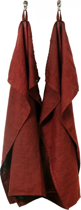 Bilde av Sunshine kjøkkenhåndkle 2-pakning Lingonberry (rød)