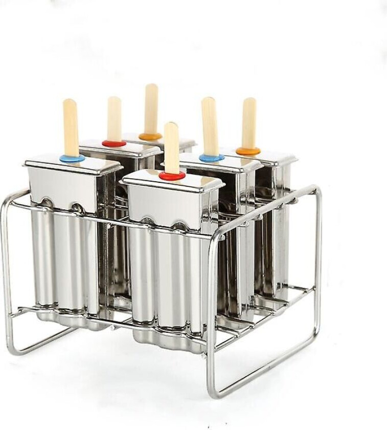 Popsicle form i rustfritt stål