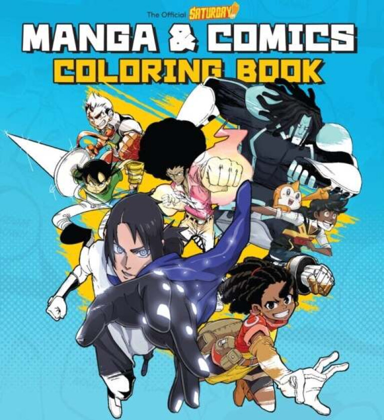 Saturday AM Manga and Comics Coloring Book av Saturday AM