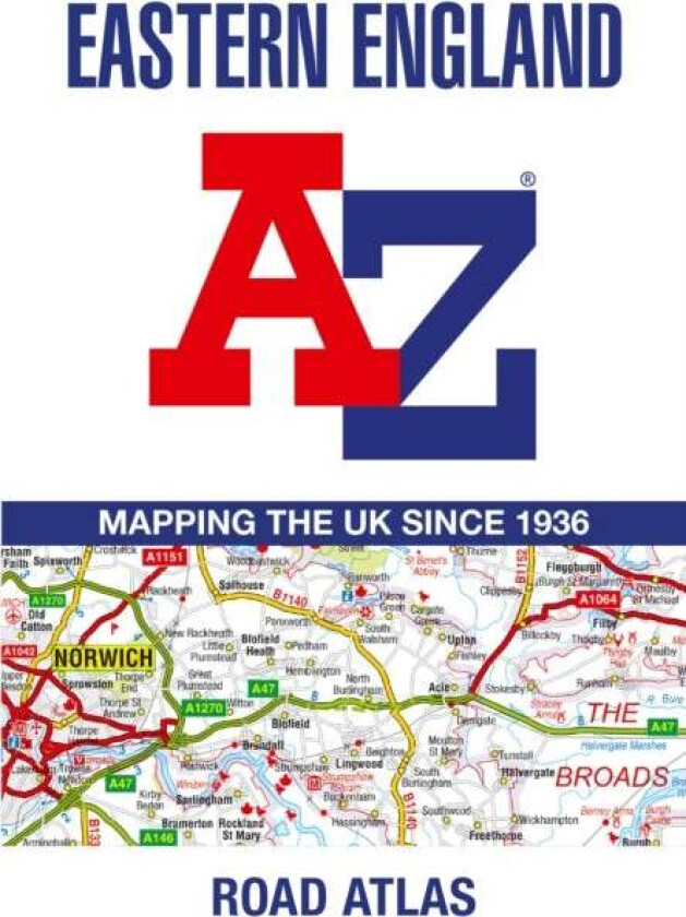 Eastern England A-Z Road Atlas av A-Z Maps