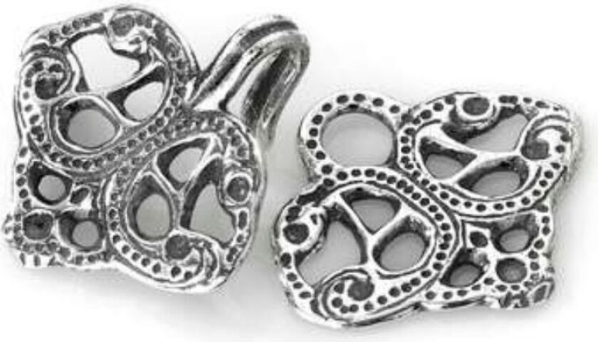 Romeriksbunad, Capehekte i 925 oksidert sølv