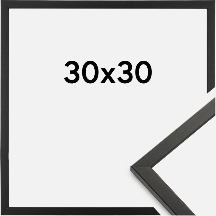 Ramme Galant Akrylglass Svart 30x30 Cm