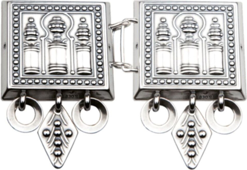 Beltespenne Averøy i 830 oksidert sølv