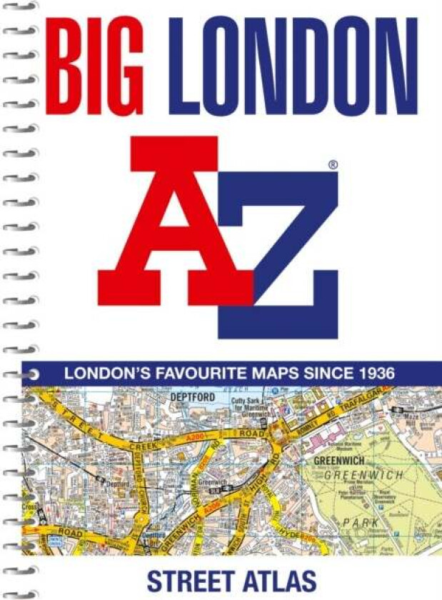 Big London A-Z Street Atlas av A-Z Maps