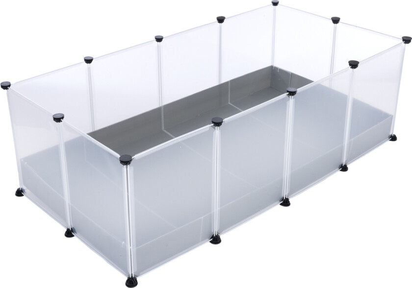 Indoor innhegning til smådyr til å feste - l 145 x b 75 x h 46 cm