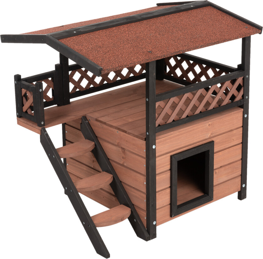 Kattehus Maisonette - 77 x 56,4 x 72,4 cm