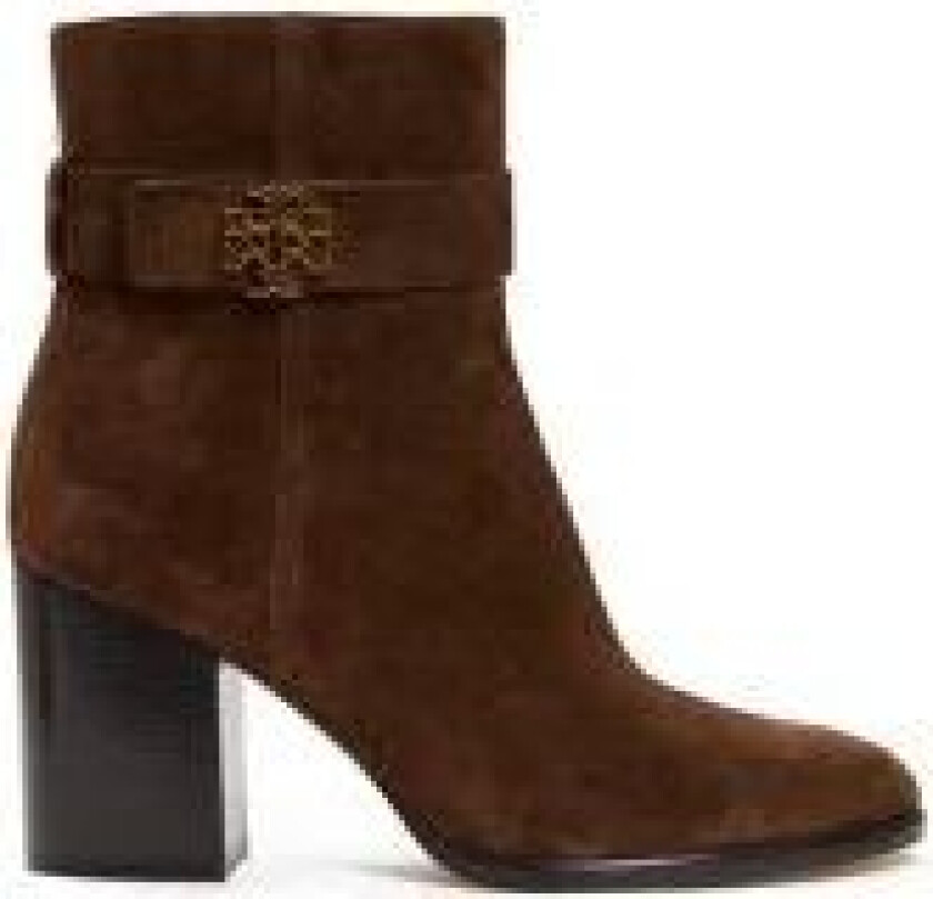 Tory Burch T Lock Heeled Ankle Boot 80Mm - Mustang 38