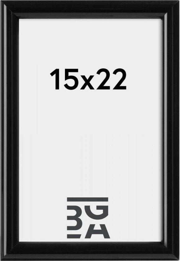 Ramme Pla-Style Svart 15x22 Cm