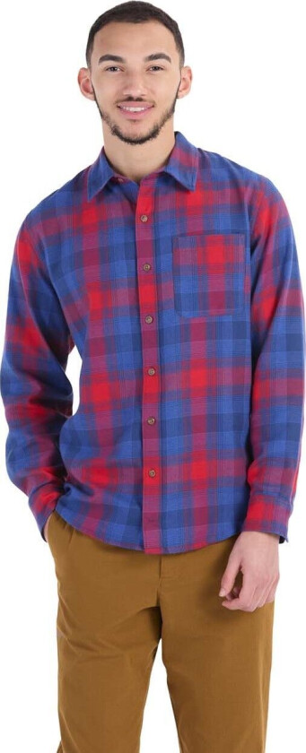 Men's Fairfax Novelty Light Weight Flannel Team Red S, Team Red