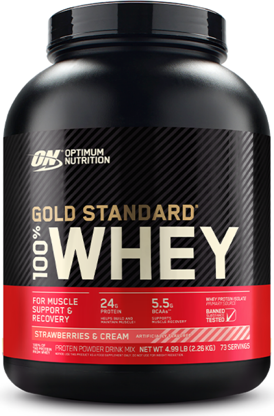 100% Whey Gold Standard Myseprotein 2273 g