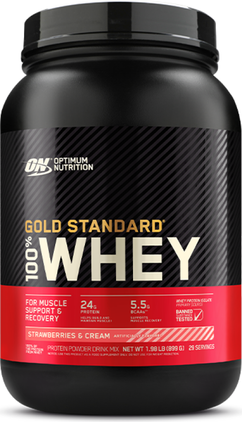 100% Whey Gold Standard Myseprotein 908 g