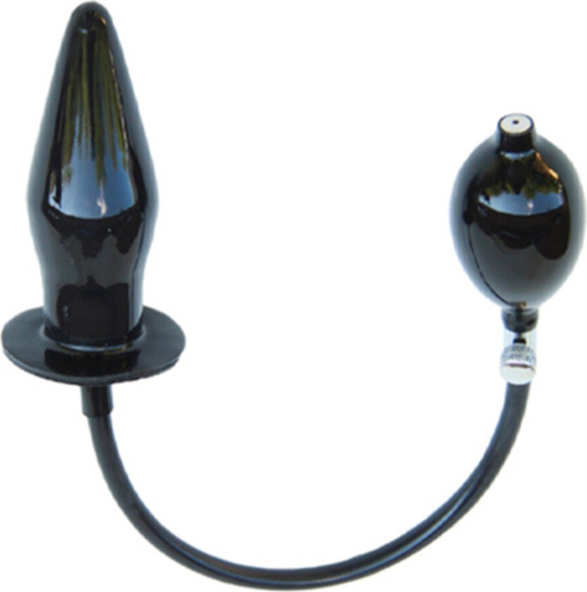 Inflatable Butt Plug - Black - Svart