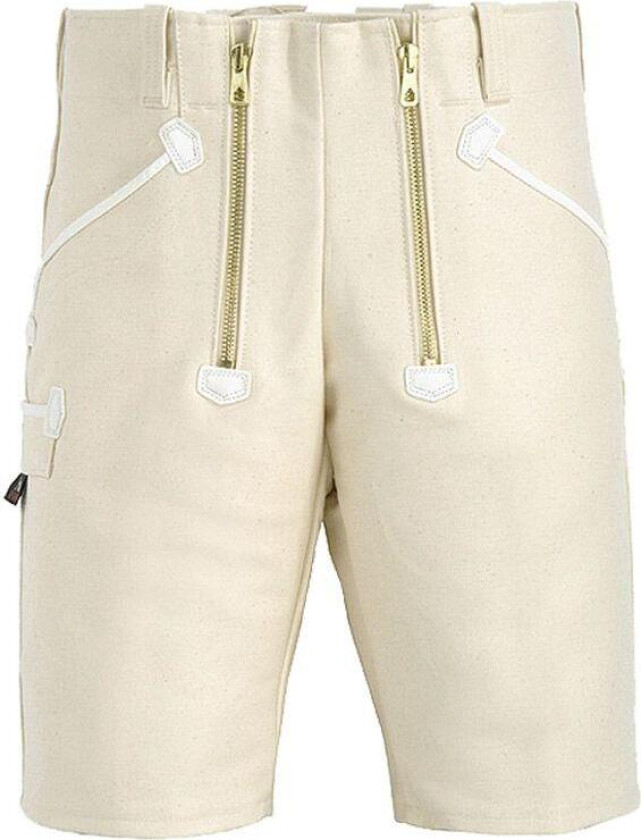 Jochen Moleskin Naver Shorts, Raw White