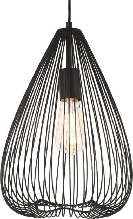 -pendellampe - 20x36cm (40W) metall