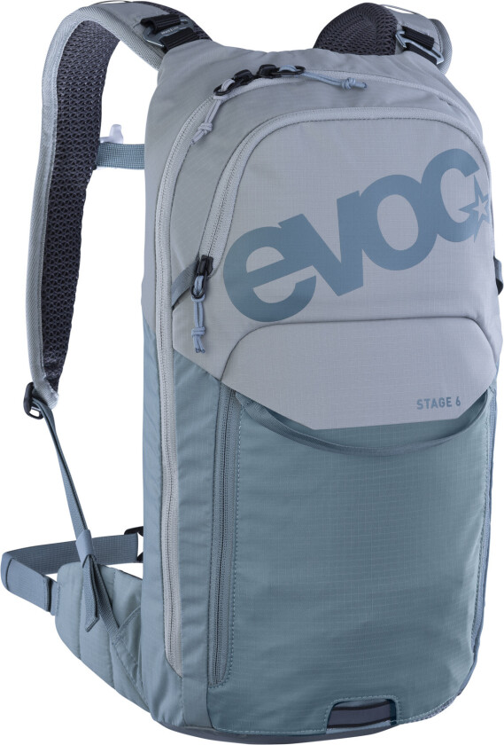 Evoc Stage Ryggsekk m/Drikkepose (6+2 Liter) Grå