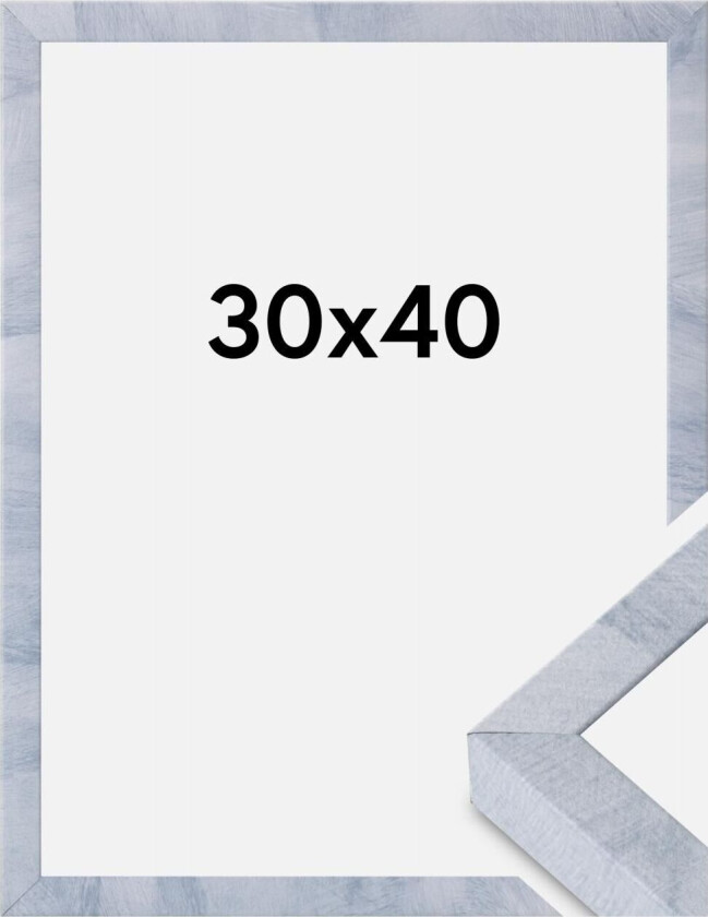 Ramme Neptune Akrylglass Grå 30x40 Cm