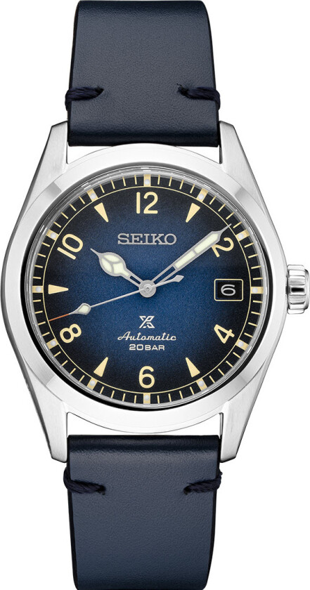 Prospex Automatic Alpinist SPB157J1 - RIP - Automatisk - Sølv - Herreklokker - Skinn - Safir