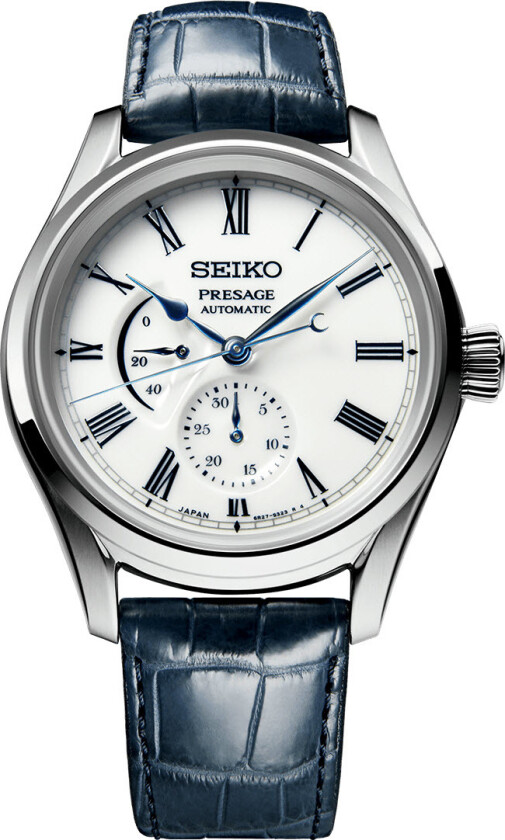 Presage Arita Porcelain Dial Limited Edition (2000 pieces worldwide) SPB171J1 - RIP - Automatisk - Sølv - Herreklokker - Skinn - Safir