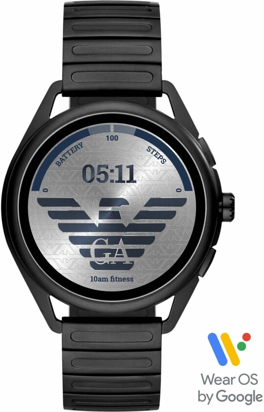 Emporio Armani Connected Smartwatch 3 ART5029 - Digital - Sort - Herreklokker - Rustfritt stål - ledd m/pin - Mineral